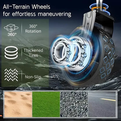 All Terrain Heavy Duty Folding Garden Cart, Large Capacity, 4 Sizes