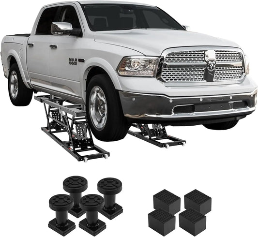 Heavy-Duty Carbon Steel Truck Lift with 120V Power Unit, Portable Car Lift