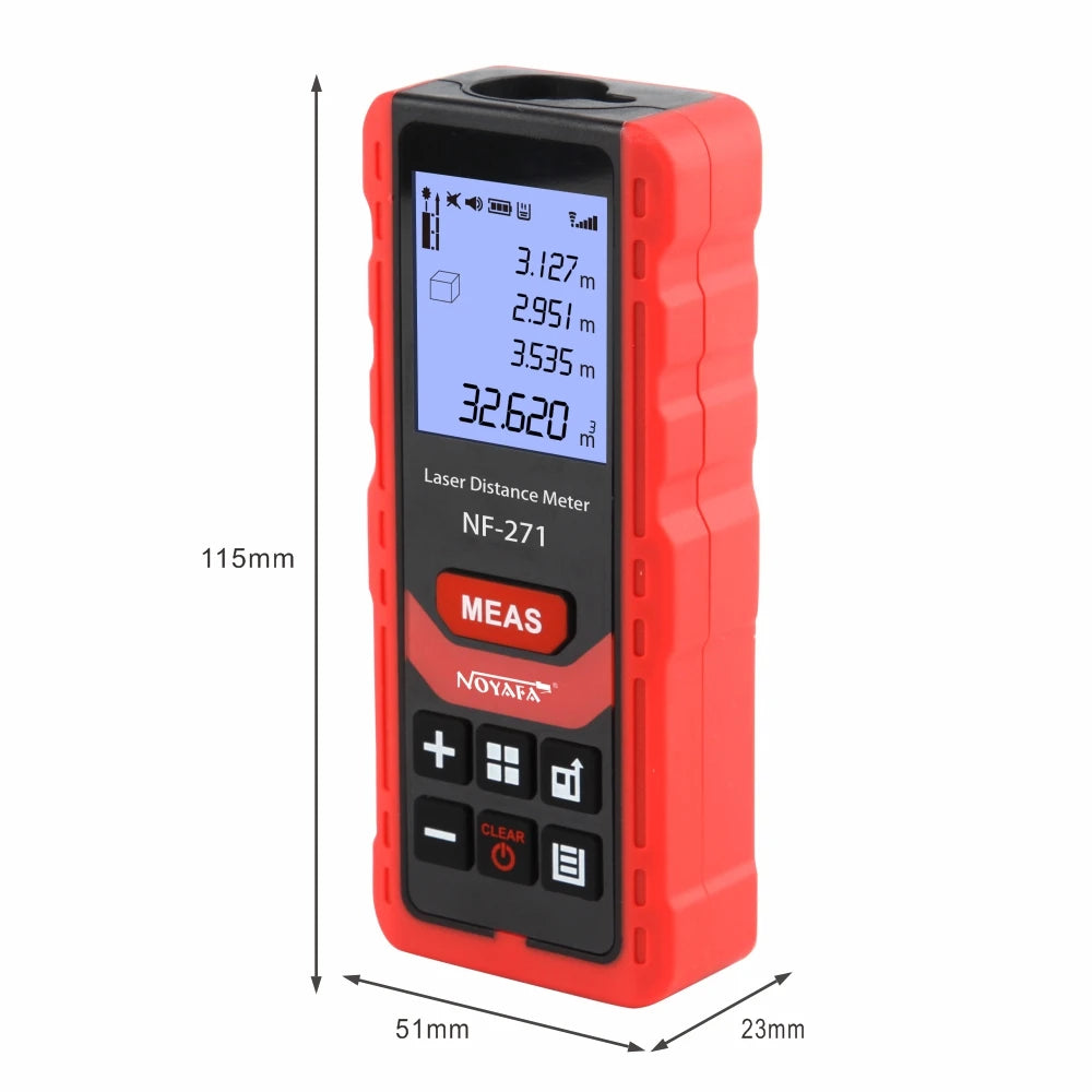 Laser Distance Meter-Rangefinder Measure Device Digital Ruler Tool