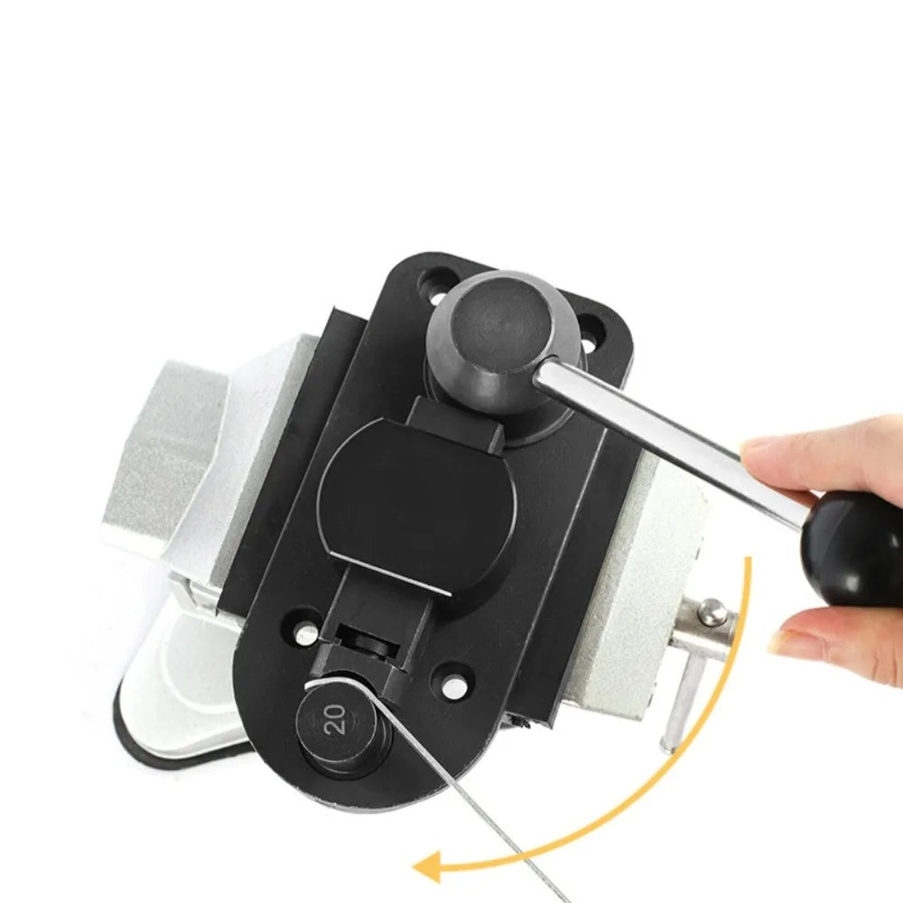 Metal Ring Bender Jewelry Making Tool , 6 Round Posts and Matching Dies