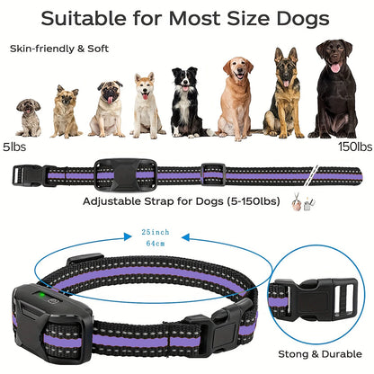 Electric Dog Training Collar- Remote Control-Waterproof With Vibration Shock Beep Modes and Levels