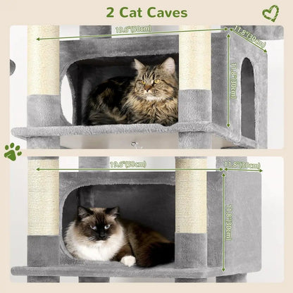 XXL Giant Cat Tree, 83 Inch, Heavy Duty w/Multi-Levels
