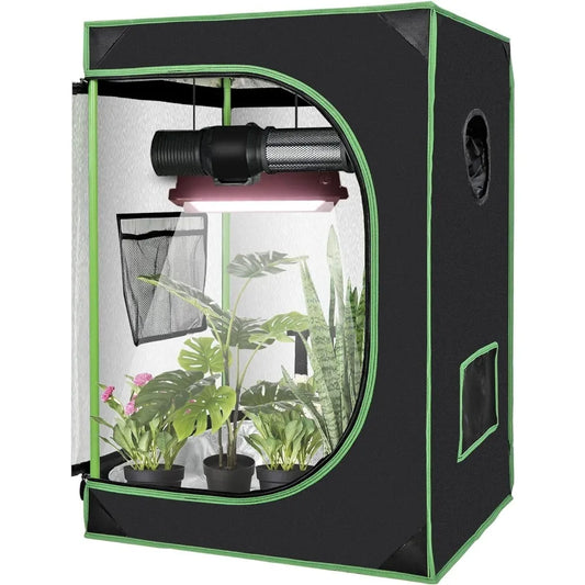 48"x24"x60" Grow Tent Hydroponic Window Floor Tray w/tool bag (tools not included)