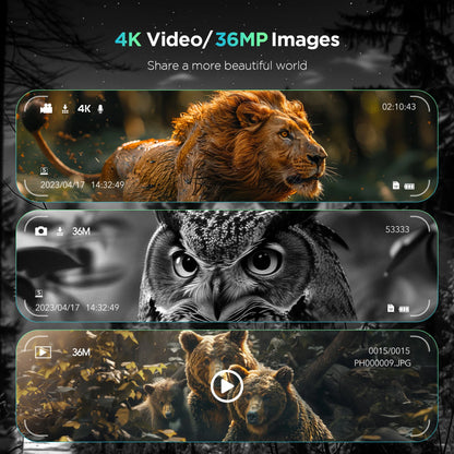 Night Vision Binoculars 8X Digital Zoom HD 1080P w/ IR Illuminator & Video Recording