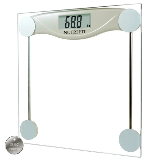 High Accuracy Digital Bathroom Scale, 330lb Capacity with Step-On Tech