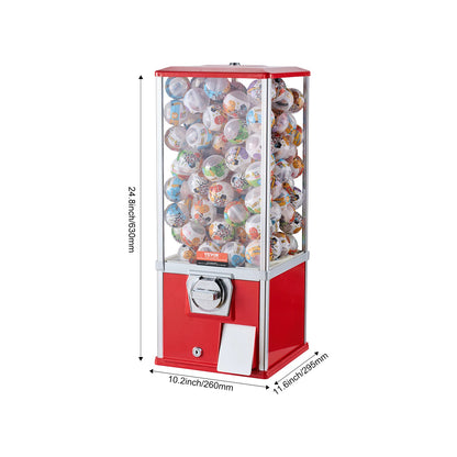 25inch Gumball Machine Coin Operated Gumball Bank