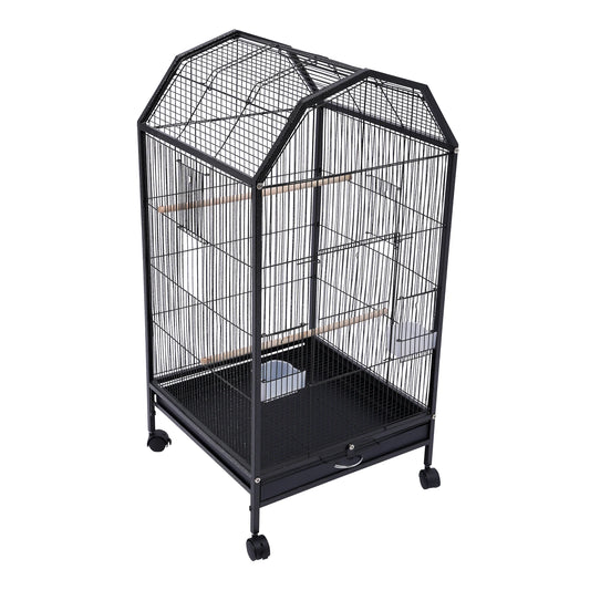 Large Play Bird Cage Stand with Lockable Wheels