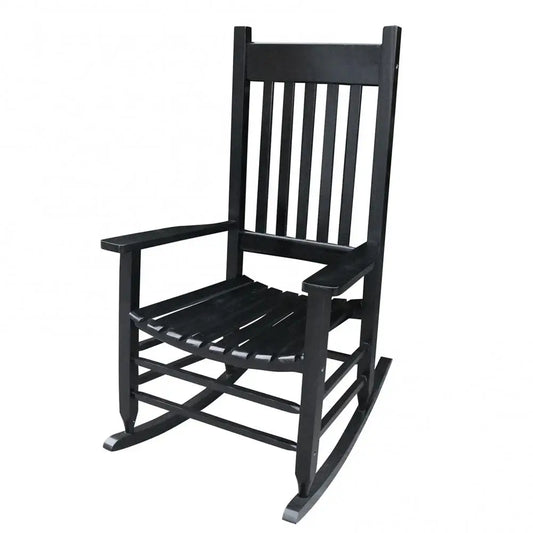 Wooden Rocking Chair – Rustic American Country Style, Antique Vintage