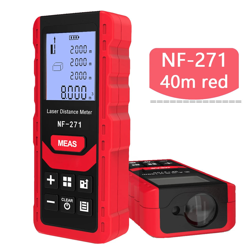 Laser Distance Meter-Rangefinder Measure Device Digital Ruler Tool