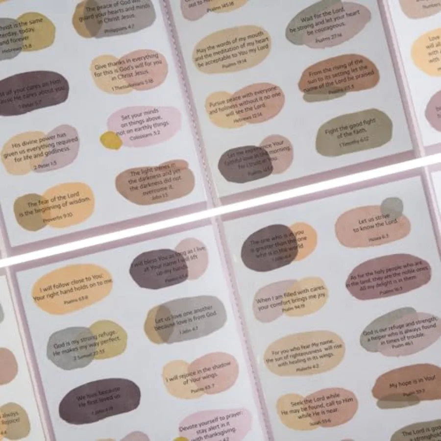 80pcs Inspirational Bible Verse Stickers for Water Bottles, Laptops, and Journals, and more