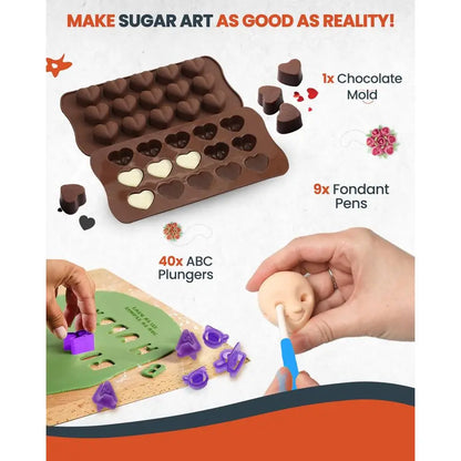 700PCs Cake Decorating Kit with Baking Supplies and Cake Turntable for Decorating