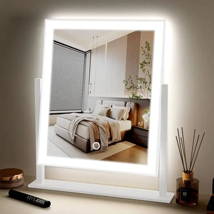 Lighted LED Makeup Mirror with Smart Touch Control
