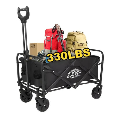 All Terrain Heavy Duty Folding Garden Cart, Large Capacity, 4 Sizes
