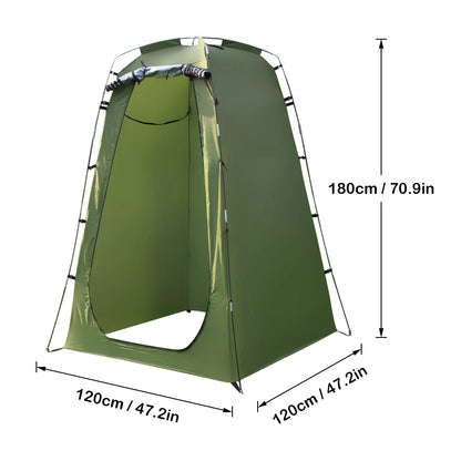 6 FT Camping Tent providing Privacy for Shower, Changing Room, Toilet, and more