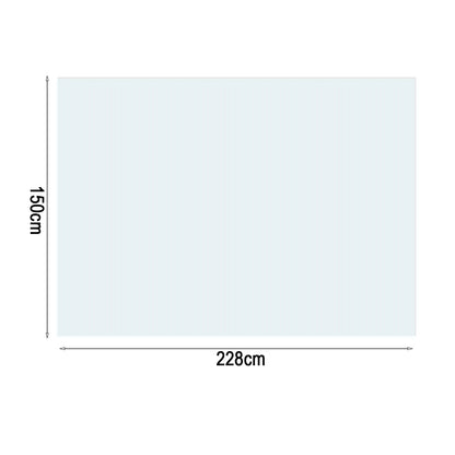 Clear Vinyl Tablecloth Protector, Waterproof, Oil-Proof, Easy to Clean, Transparent Table Cover