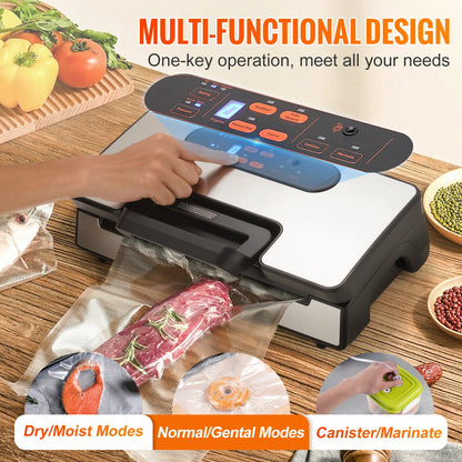 Vacuum Sealer Food Packaging Machine including 10 Vacuum bags