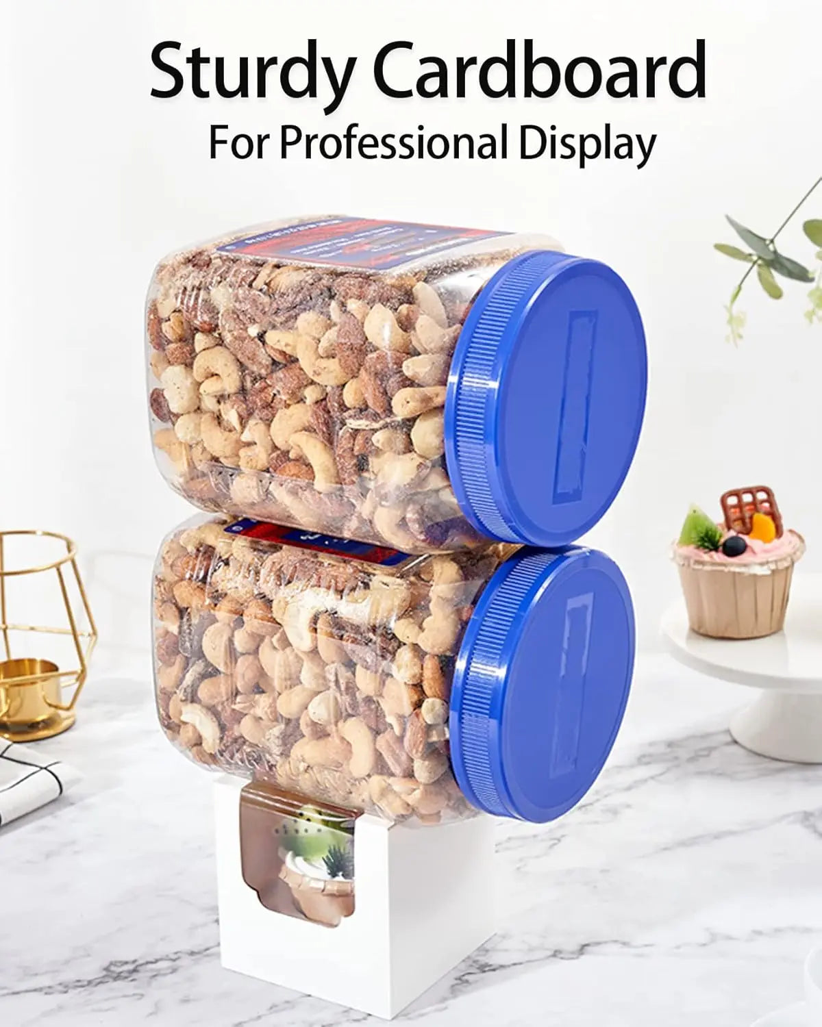 10/20/30pcs Single Cupcake Boxes with Insert and Clear Window