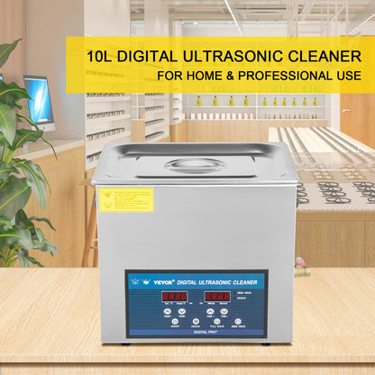Ultrasonic Cleaner 28/40khz Dual Frequency Digital Portable Washing Machine