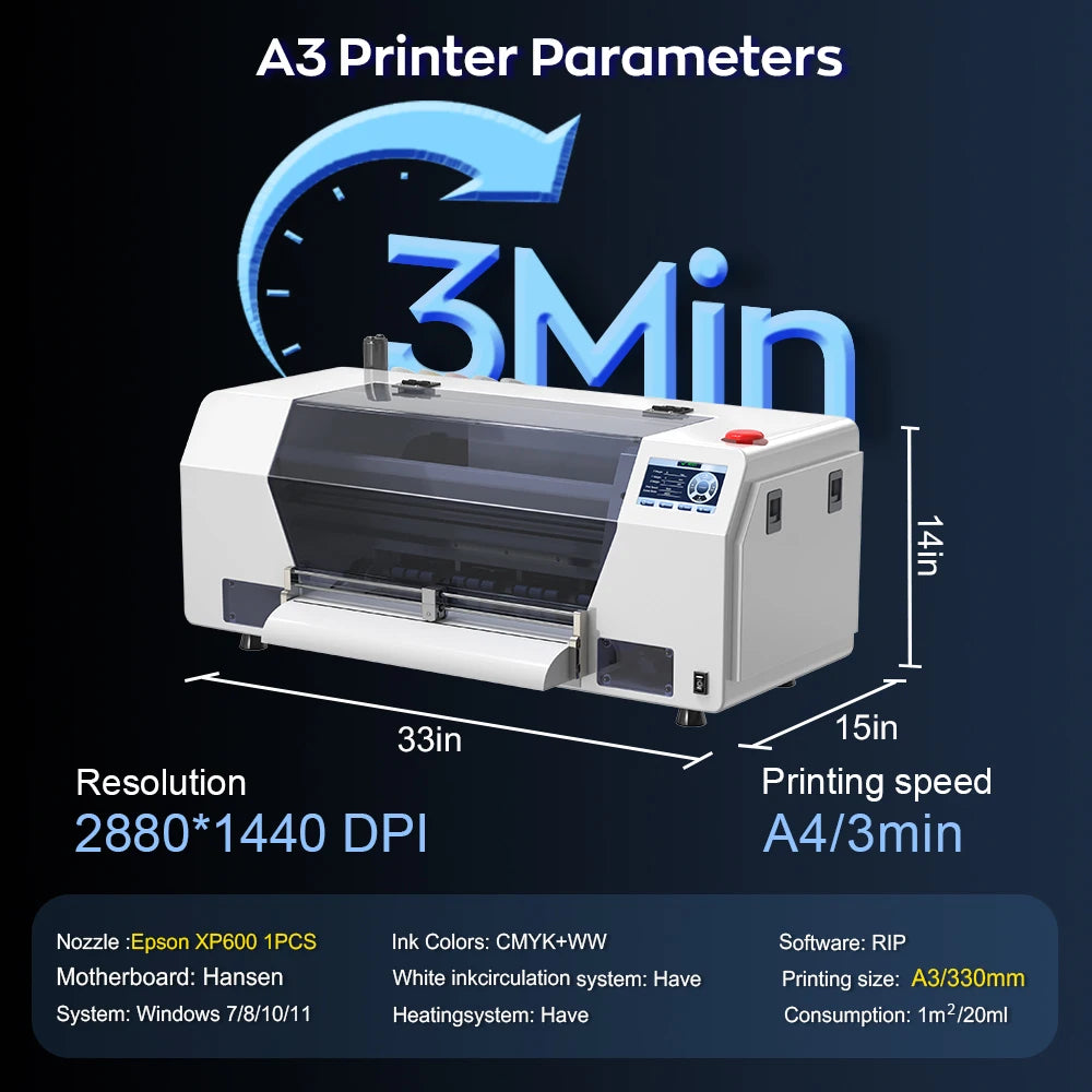 DTF Printer/Printing Machine For T-shirt - Direct Transfer