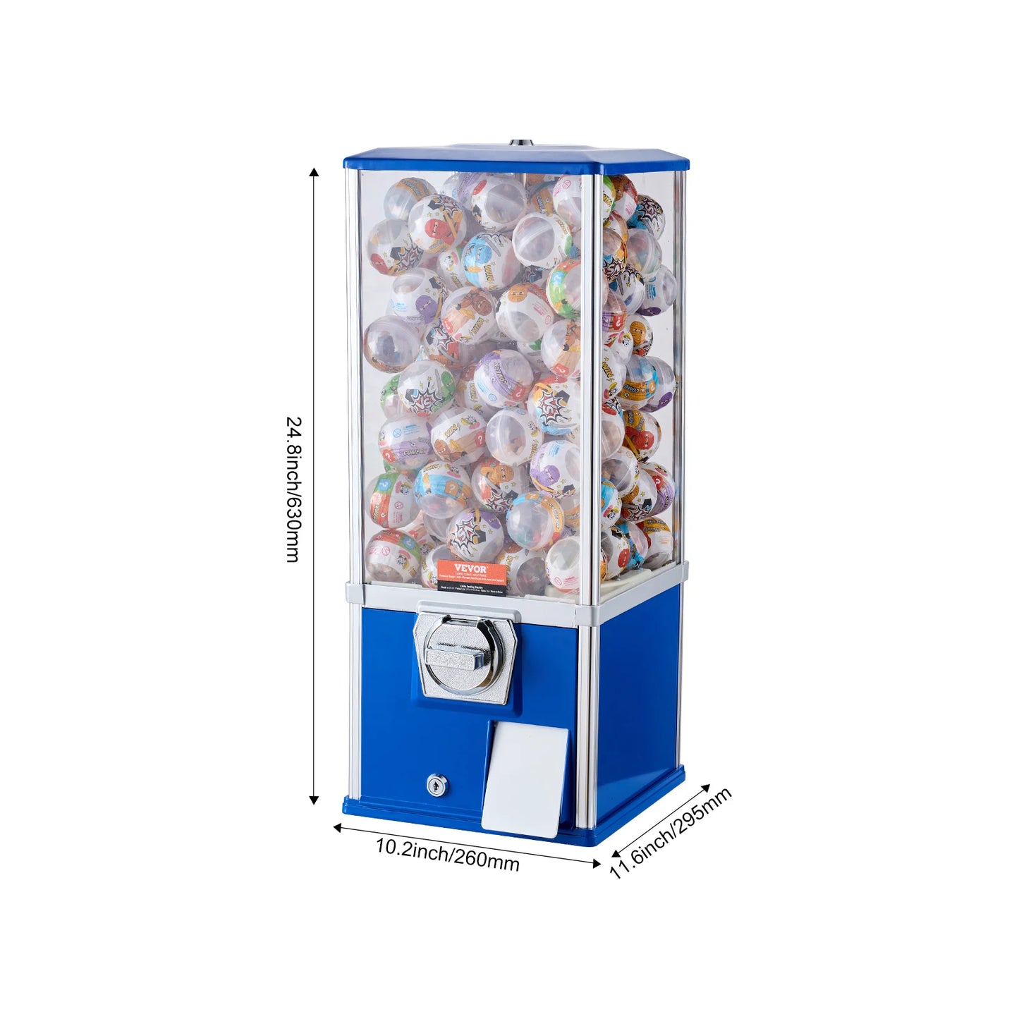25inch Gumball Machine Coin Operated Gumball Bank