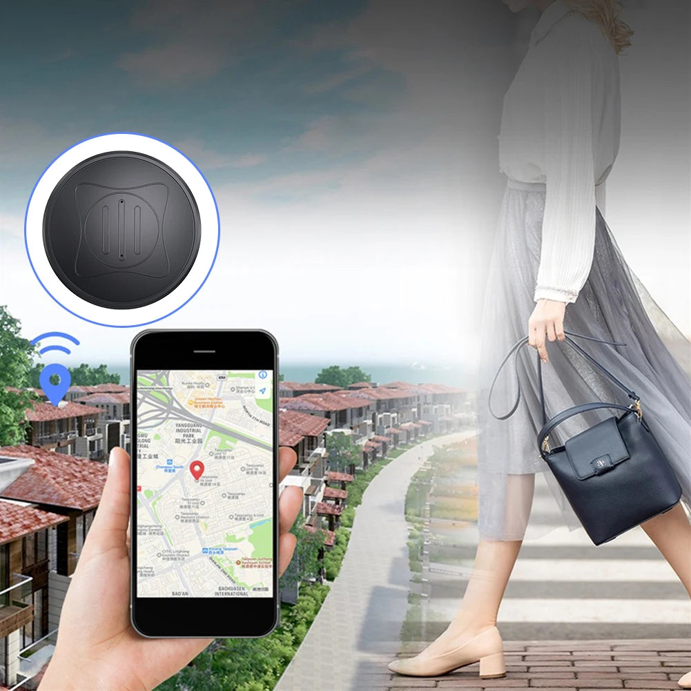 Mini GPS Tracker- Magnetic, Small and Portable w/ Real time alerts, Smart App, Tracking History