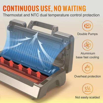 Vacuum Sealer Food Packaging Machine including 10 Vacuum bags