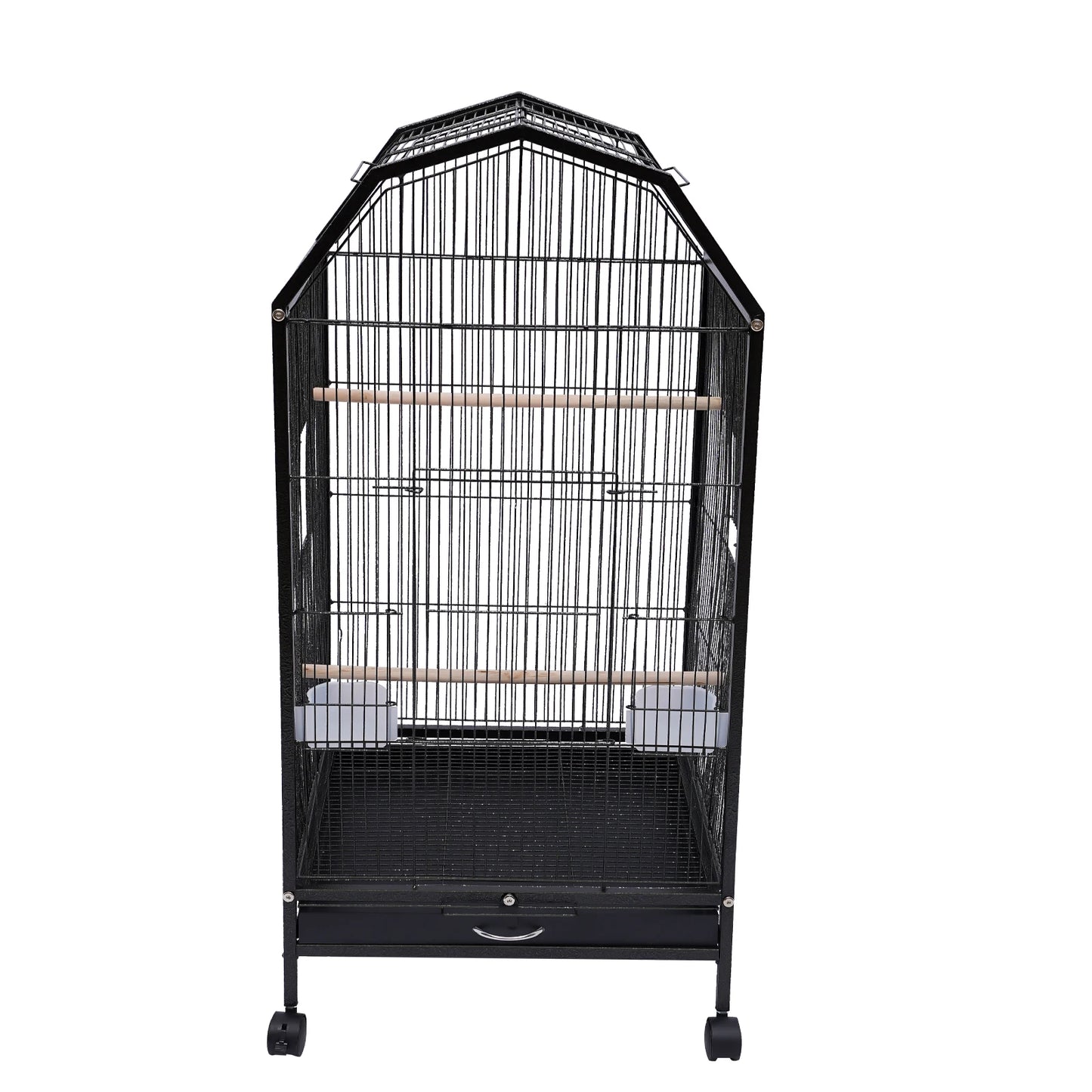 Large Play Bird Cage Stand with Lockable Wheels