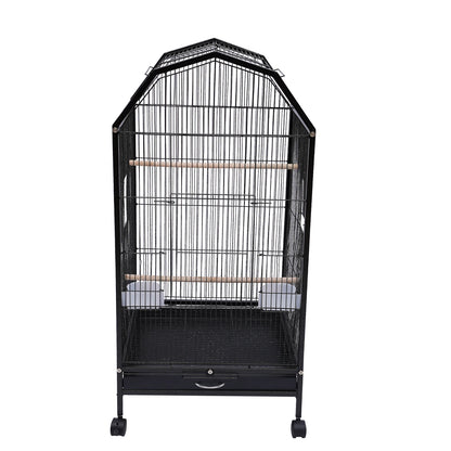 Large Play Bird Cage Stand with Lockable Wheels