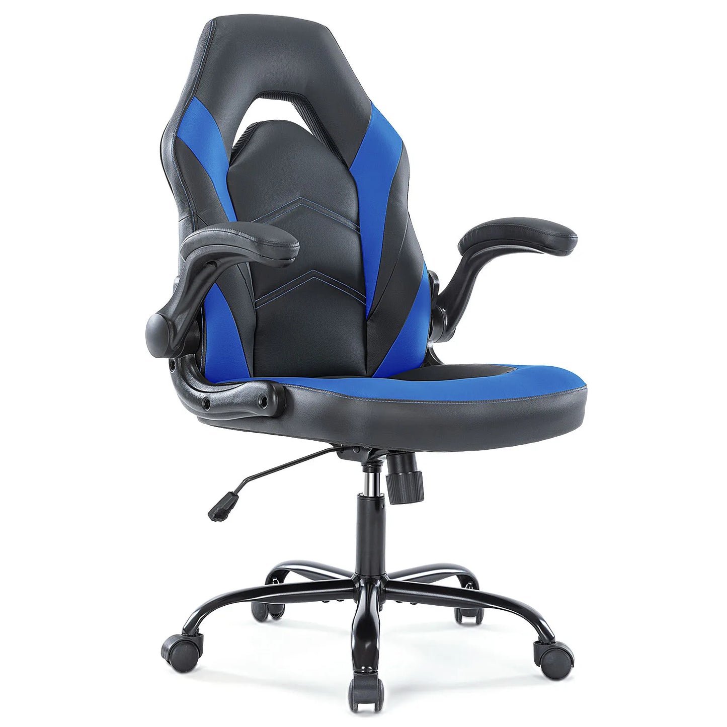 Computer/Gaming Chair, PU Leather with Flip-up Armrest
