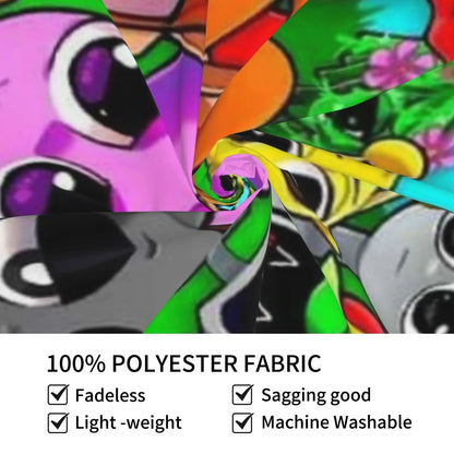 Funny Spunki Cartoon Tapestry,