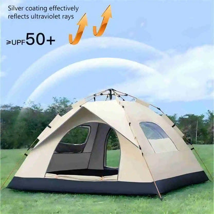 Outdoor Tent w/Two doors and two windows - One Lift Automatic Opening