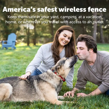 2 Dog Wireless Fence - Pet Containment System, Rechargeable Battery, Waterproof, Safe