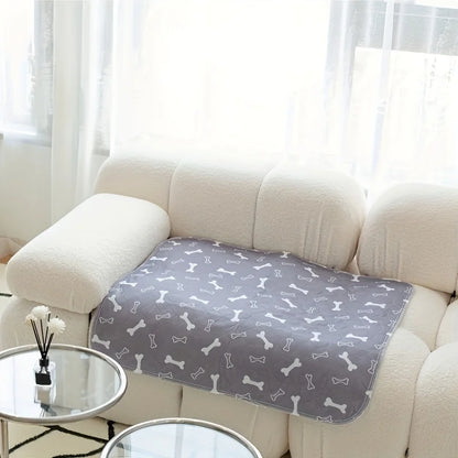 Washable Pee Pads, Set of 2, Reusable, Absorbent Pads, Non-Slip and Waterproof